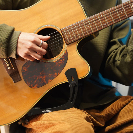 Esdina Adjustable Aluminum Guitar Leg Rest For Electric, Classical & Acoustic