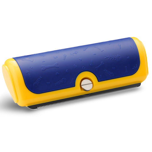 PetPog Grooming & Deshedding Brush  2.0 Blue-Yellow